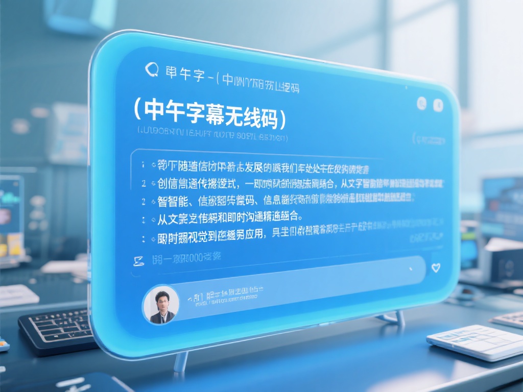 中午字幕无线码揭秘与现代传播技术应用解析